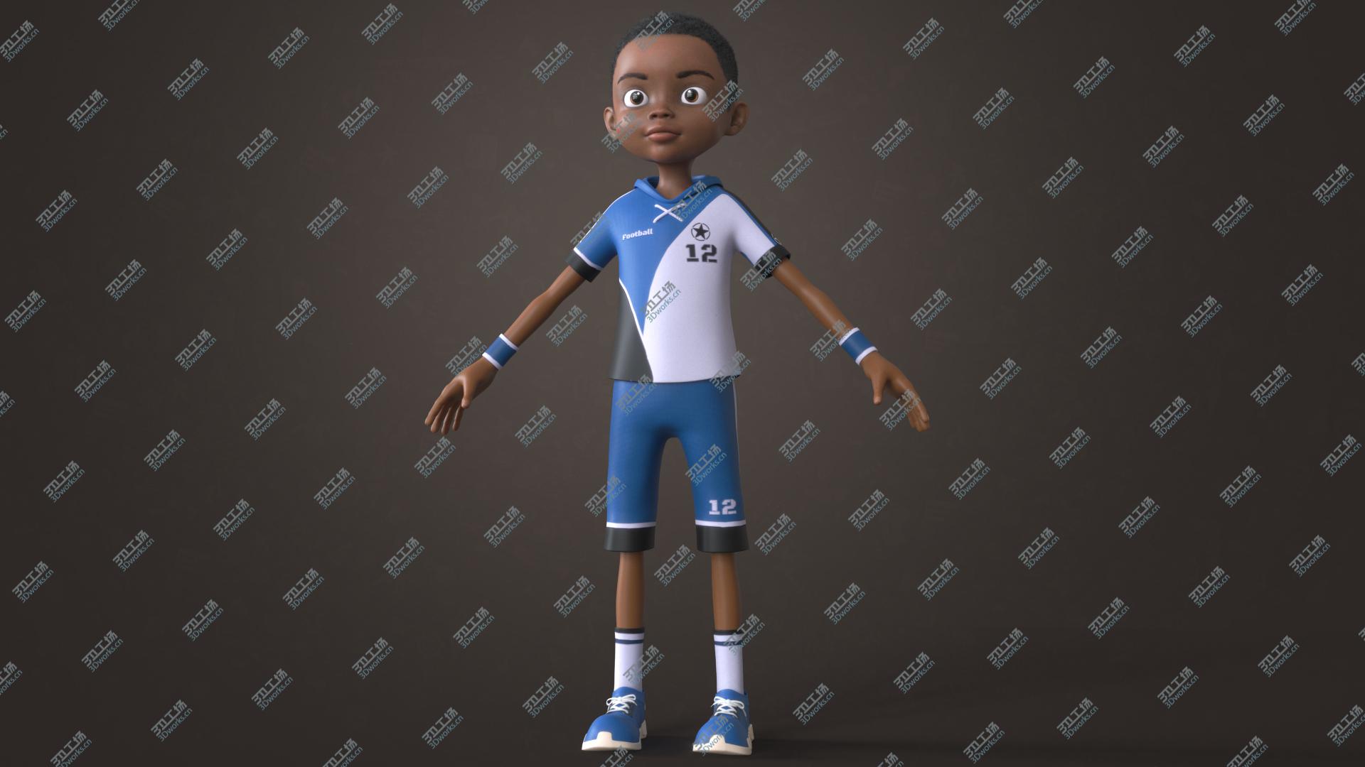 images/goods_img/202104091/AFRO BOY- CARTOON RIGGED BLACK BOY(1) 3D model/2.jpg